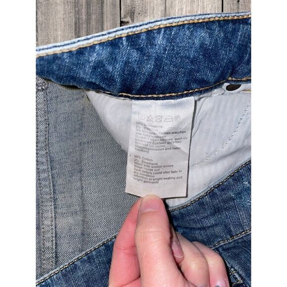 Hallhuber Distressed Denim Jeans Womens Size 32x29.5 - Picture 3 of 8